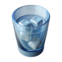 vibrant rustic Glass of Water with Lemon Cutout high resolution png