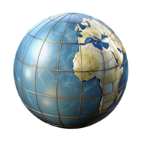 extraordinary abstract Globe with Latitude Lines Isolated genuine png