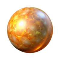 impressive creative Glowing Orb Angled View Transparent Background professional png