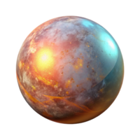 impressive modern Glowing Orb Angled View Transparent Background authentic png