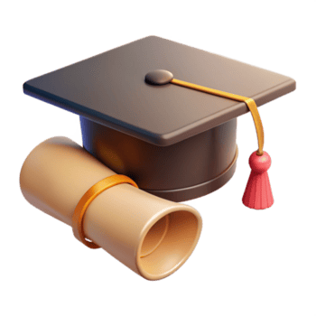 extraordinário criativo graduação boné e diploma transparente fundo genuíno png