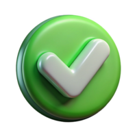 stunning contemporary Green Checkmark Icon for Social Media Approval Cutout genuine png
