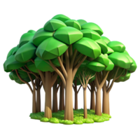 impressive classic Green Forest Canopy with Sunlight Filtering Through Cutout professional png