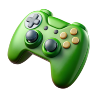 dramatic abstract Green Game Controller Top View Cutout Element 4K png
