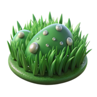 wonderful rustic Green Grass with Dew Drops Transparent Background Isolated genuine png