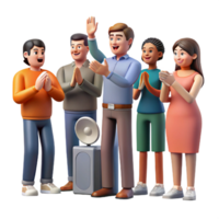 serene traditional Group of People Applauding Speaker Transparent high resolution png
