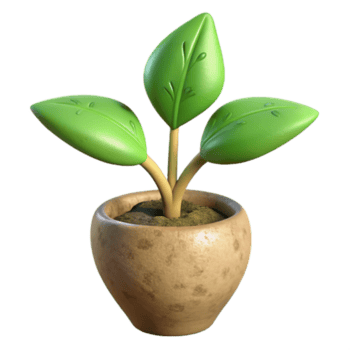 vibrante vintage crescendo plantar lado Visão Cortar fora transparente fundo original png