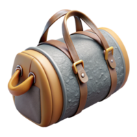 serene abstract Gym Bag Duffel Style Transparent Background Cutout genuine png