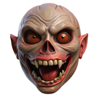 elegant rustic Halloween Mask Scary Design Isolated Element authentic png