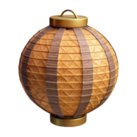 elegant modern Handmade Paper Lantern with Cutout Design Transparent Background authentic png