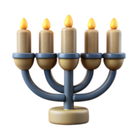 wonderful minimalist Hanukkah Candles Transparent Background authentic png