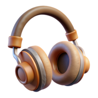 impressionante abstrato fones de ouvido isolado com cabo detalhe Alto qualidade png