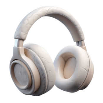 beeindruckend kreativ Kopfhörer kabellos Weiß isoliert ausgeschnitten hoch Auflösung png