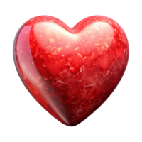magnificent rustic Heart Icon Red Isolated Transparent Background high resolution png