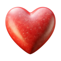 elegant abstract Heart Icon Red Isolated Transparent Background genuine png