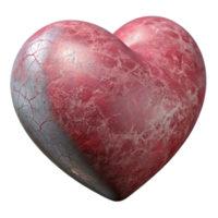 impressive classic Heart Model Side View Transparent Background high resolution png