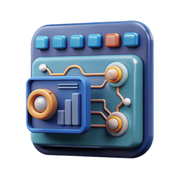 beautiful creative High Tech Ai Interface with Data Graphs Isolated Element high resolution png