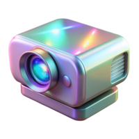 serene creative Holographic Projector Creating d Image Transparent 4K png
