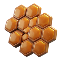 extraordinary creative Honeycomb Close Up Hexagonal Pattern Transparent Background professional png