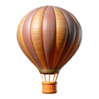 dramatic rustic Hot Air Balloon Soaring Transparent Background authentic png