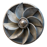 elegant abstract Industrial Fan Blades Rotating Isolated Element original png