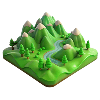 elegante clássico isolado exuberante verde vale transparente fundo 4k png