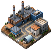 vibrant rustic Isometric Game Map Tiles Isolated Element exclusive png
