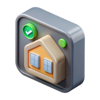 wonderful contemporary Isometric Smart Home Control Panel Isolated Element high resolution png