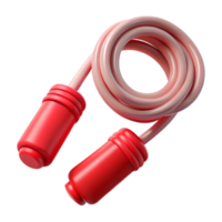 dramatic rustic Jump Rope Red Handles Transparent Cutout authentic png
