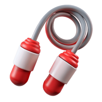 großartig modern springen Seil rot Griffe transparent ausgeschnitten hoch Auflösung png