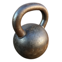 magnificent artistic Kettlebell Cast Iron Rustic Isolated Element high resolution png