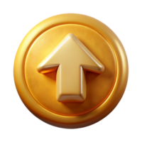 serene rustic Level Up Icon Golden Glow Isolated Cutout exclusive png