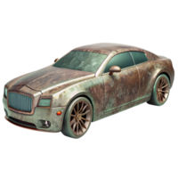 beautiful vintage Luxury Car Exterior Side View Cutout Element 4K png
