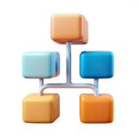 extraordinário minimalista máquina Aprendendo dados fluxo diagrama transparente fundo profissional png