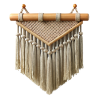 magnificent abstract Macrame Wall Hanging with Tassels Transparent Background high quality png