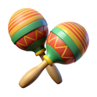 serene creative Maracas Shaking Isolated on Transparent Background original png
