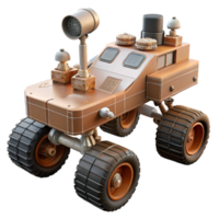 stunning abstract Mars Rover Exploration Vehicle Isolated Transparent Background high resolution png