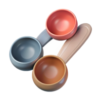 vibrant artistic Measuring Spoons Transparent Background original png