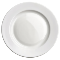 Simple transparent plate resting on a transparent background ideal for food presentation and dining settings, transparent plate on transparnt png