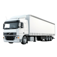 transparent truck isolated on a transparent background showcasing its clean design and spacious cargo area, truck isolated on transparent background png