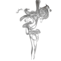 Smoke swirls elegantly against a dark backdrop, creating a captivating display of motion and form, smoke on black background png