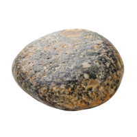 Natural pebble stone isolated against a clean transparent background for use in various decorative applications, pebble stone isolated on transparent background png
