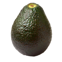 Fresh avocado isolated on a plain background, showcasing its smooth, textured skin and vibrant green color, Fresh avocado isolated png