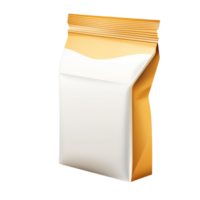 Cut open blank snack packaging with cookies displayed next to it on a clean transparent background showing creative food presentation, Cut open blank snack packaging isolated Stock Illustration png