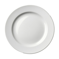 A simple transparent plate against a clean transparent background highlighting minimalistic design in dining settings, transparent plate and bowl on transparent background png
