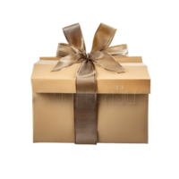Gift boxes joyfully emerging from a colorful paper bag on a clean transparent background, Gift boxes pop out from paper bag isolated on transparent background png