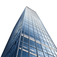 A towering skyscraper reaching towards the sky against a crisp transparent background, skyscraper, isolated transparent background png