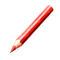 A red handdrawn pencil illustrating creativity through textured scribble lines in a vibrant artistic style, red hand drawn pencil arrowtextured scribble line design isolated on transparent background png