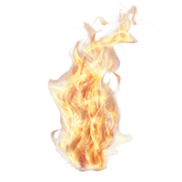 Realistic fire flames dancing on a transparent background, creating vibrant colors and dynamic motion, Realistic fire flame transparent background. Fire flame transparent background png