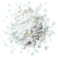 Pure transparent salt granules isolated on a clean transparent background for culinary and health applications, transparent salt in podisolated on transparent background png